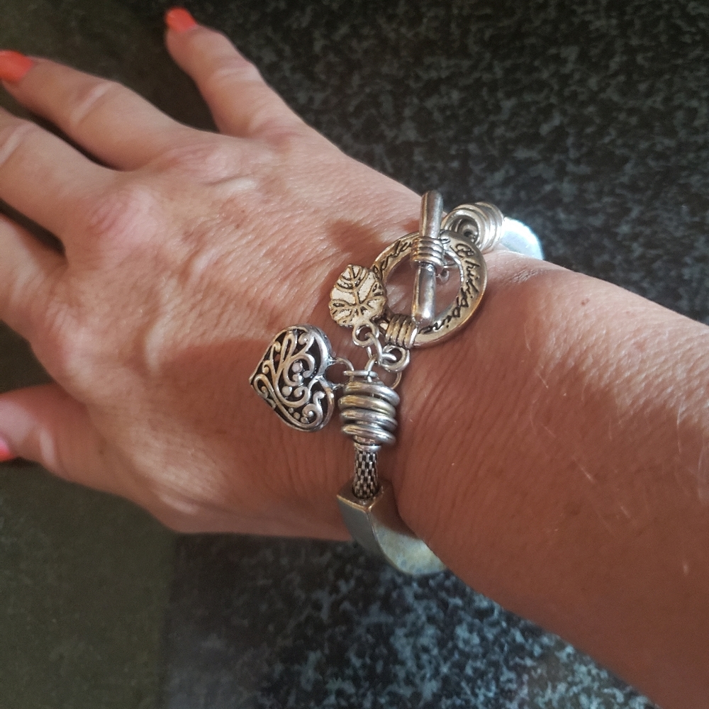 Silver Heart Bracelet